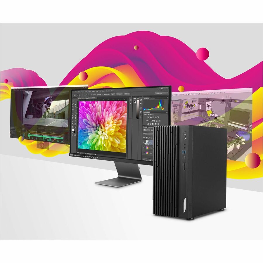 MSI PRO DP180 14th PRO DP180 14ANVP-1004US Desktop Computer - Intel Core i5 14th Gen i5-14400F - 16 GB - 1 TB SSD - Black MSI PRO DP180 14th PRO DP180 14ANVP-1004US Desktop Computer - Intel Core i5 14th Gen i5-14400F - 16 GB - 1 TB SSD - Black